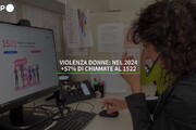 Violenza sulle donne, nel 2024 +57% di chiamate al 1522