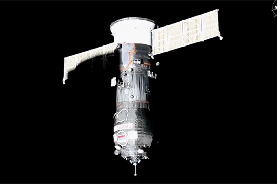 La navetta cargo Progress MS-29 prima dell’aggancio alla Stazione spaziale (fonte: Nasa)