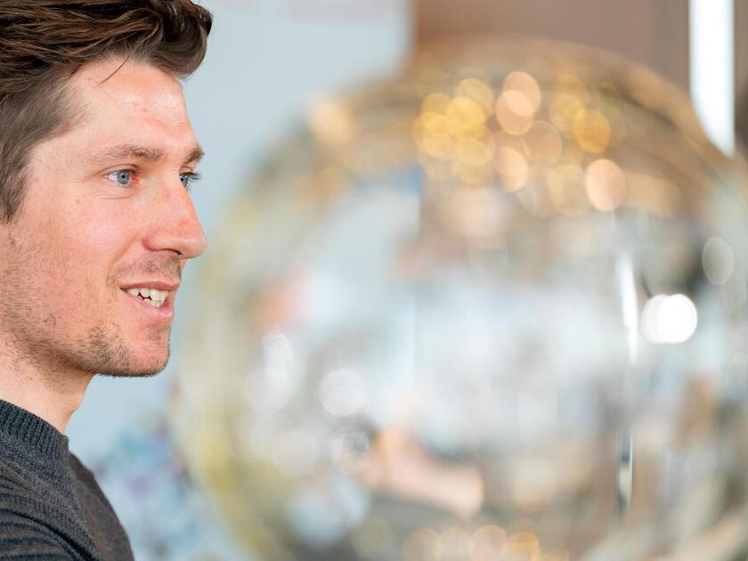 Marchel Hirscher press conference in Vienna